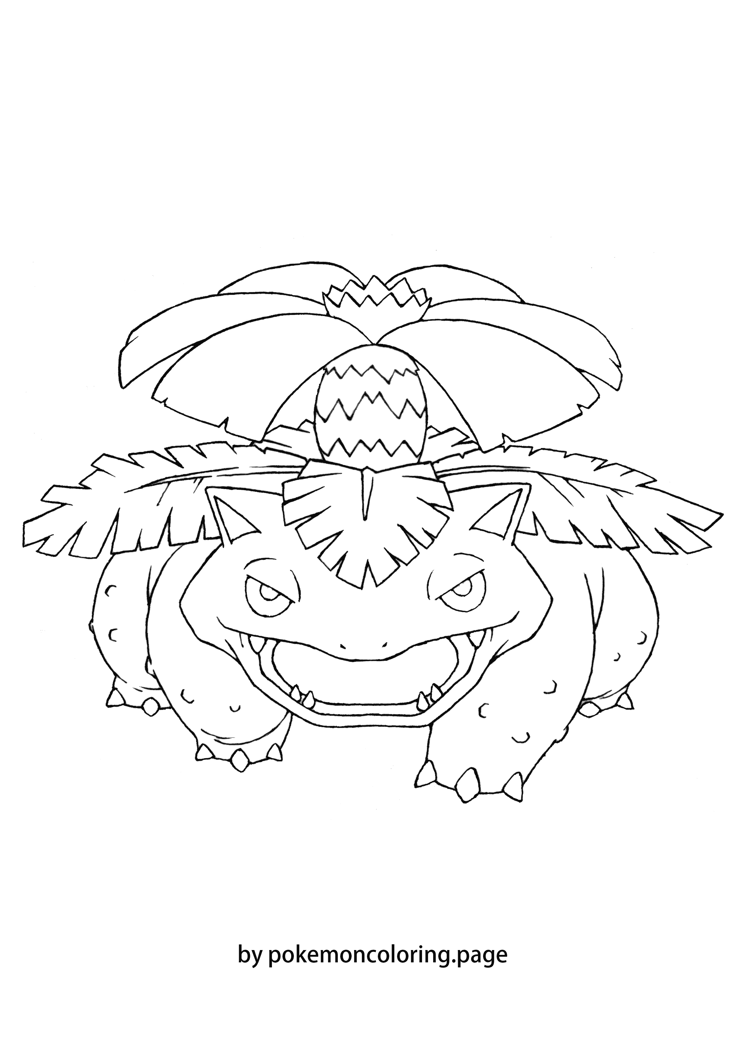 venusaur coloring page (#1)