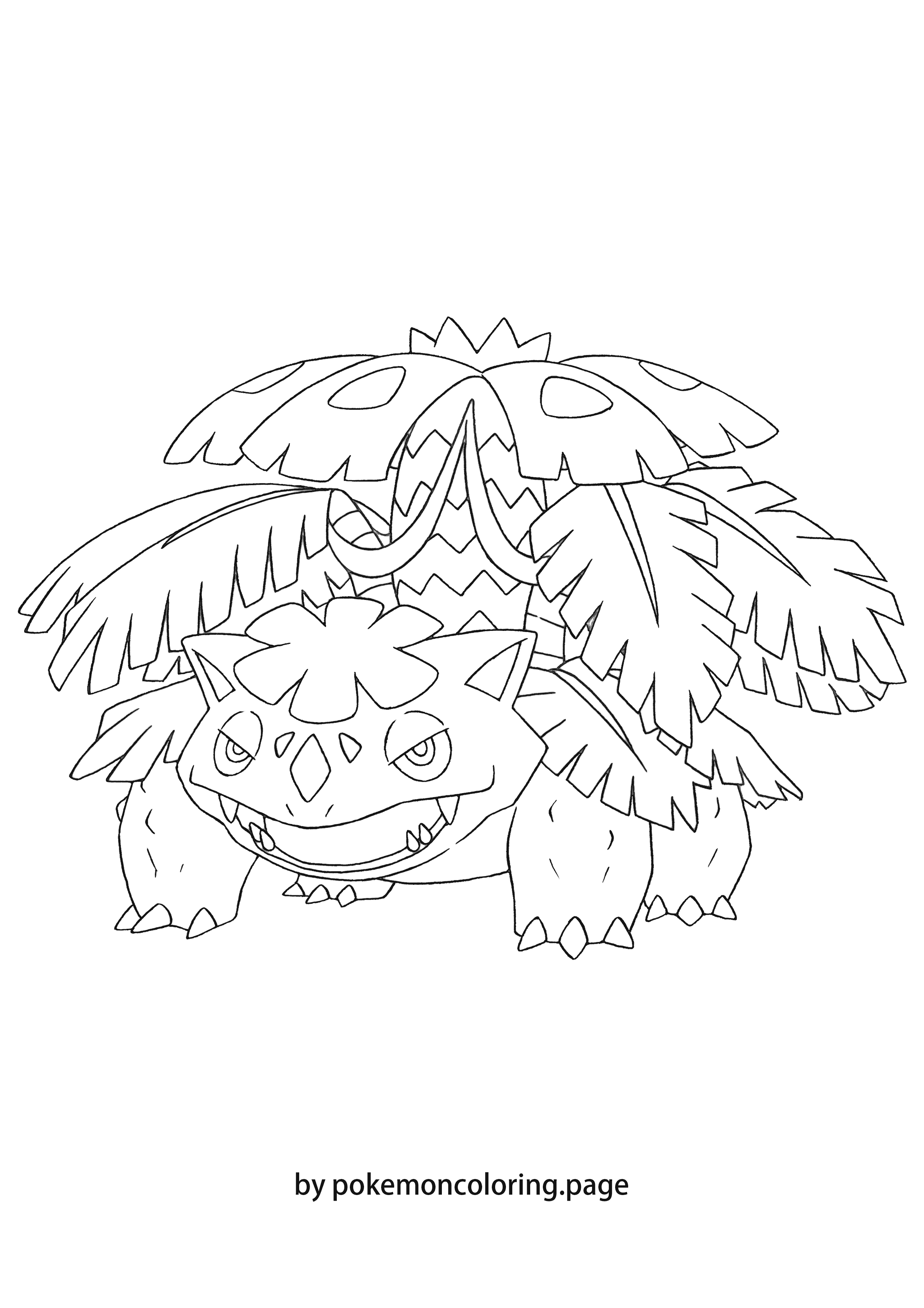 venusaur-mega coloring page (#1)