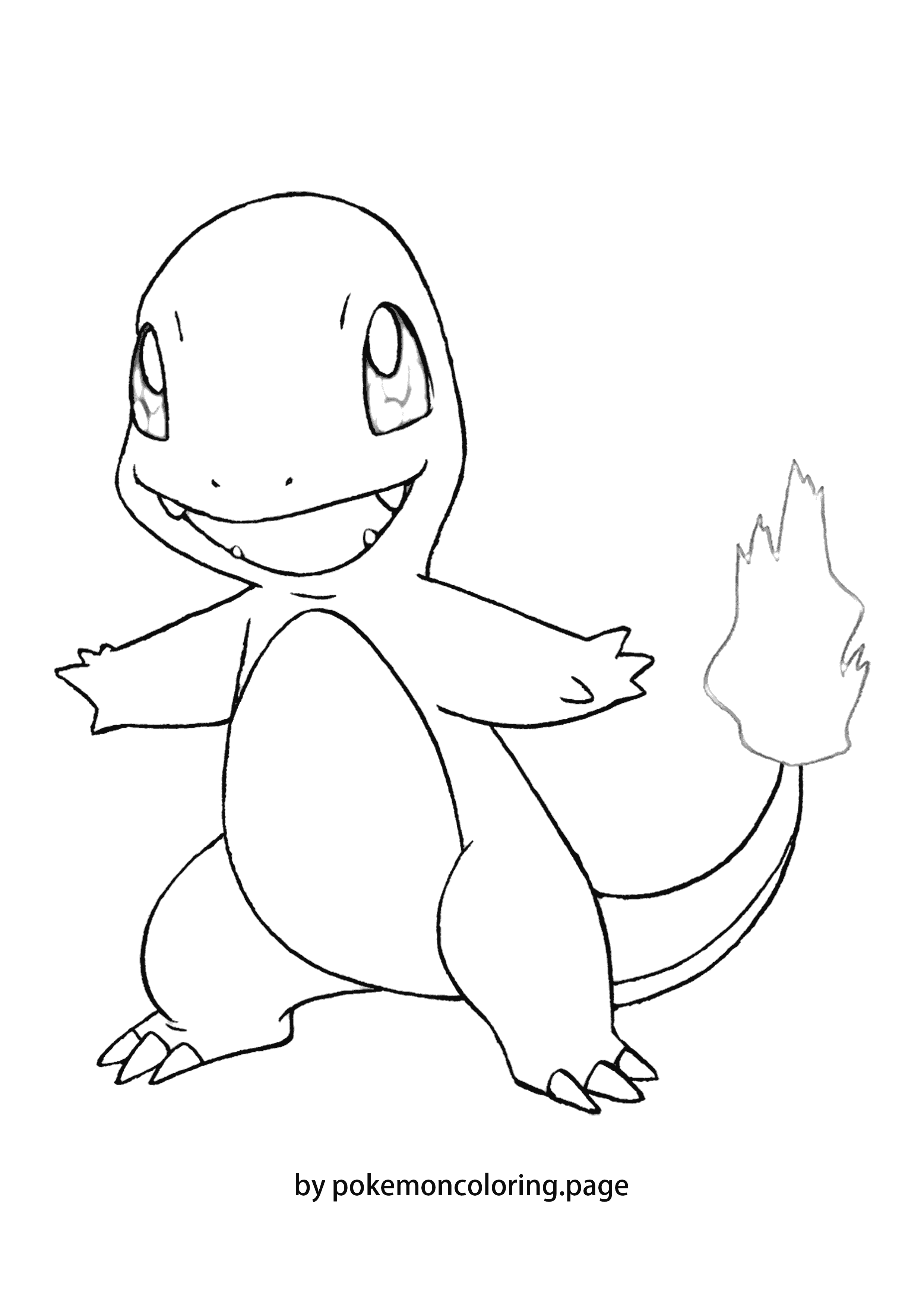 charmander coloring page (#1)