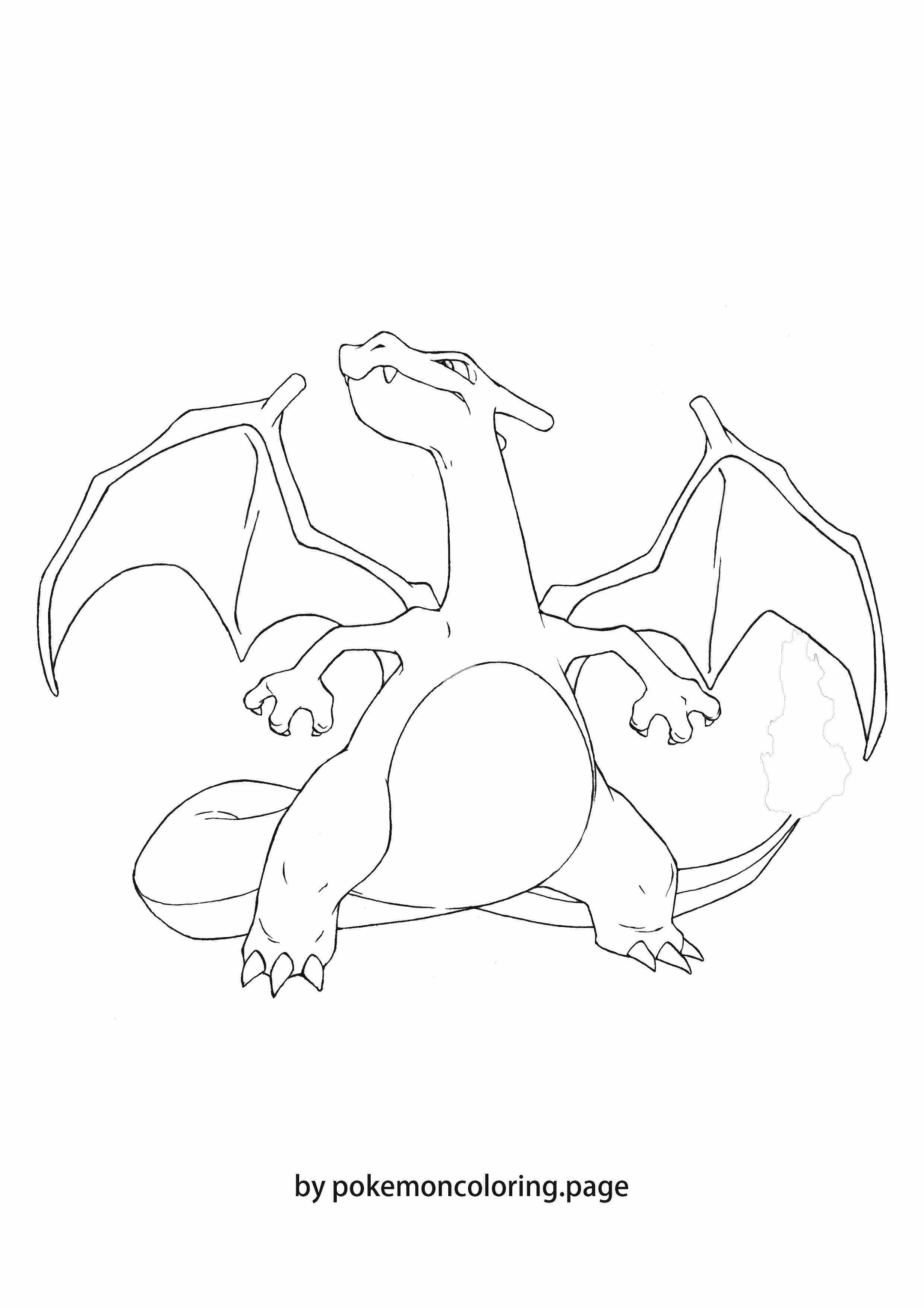 charizard coloring page (#1)