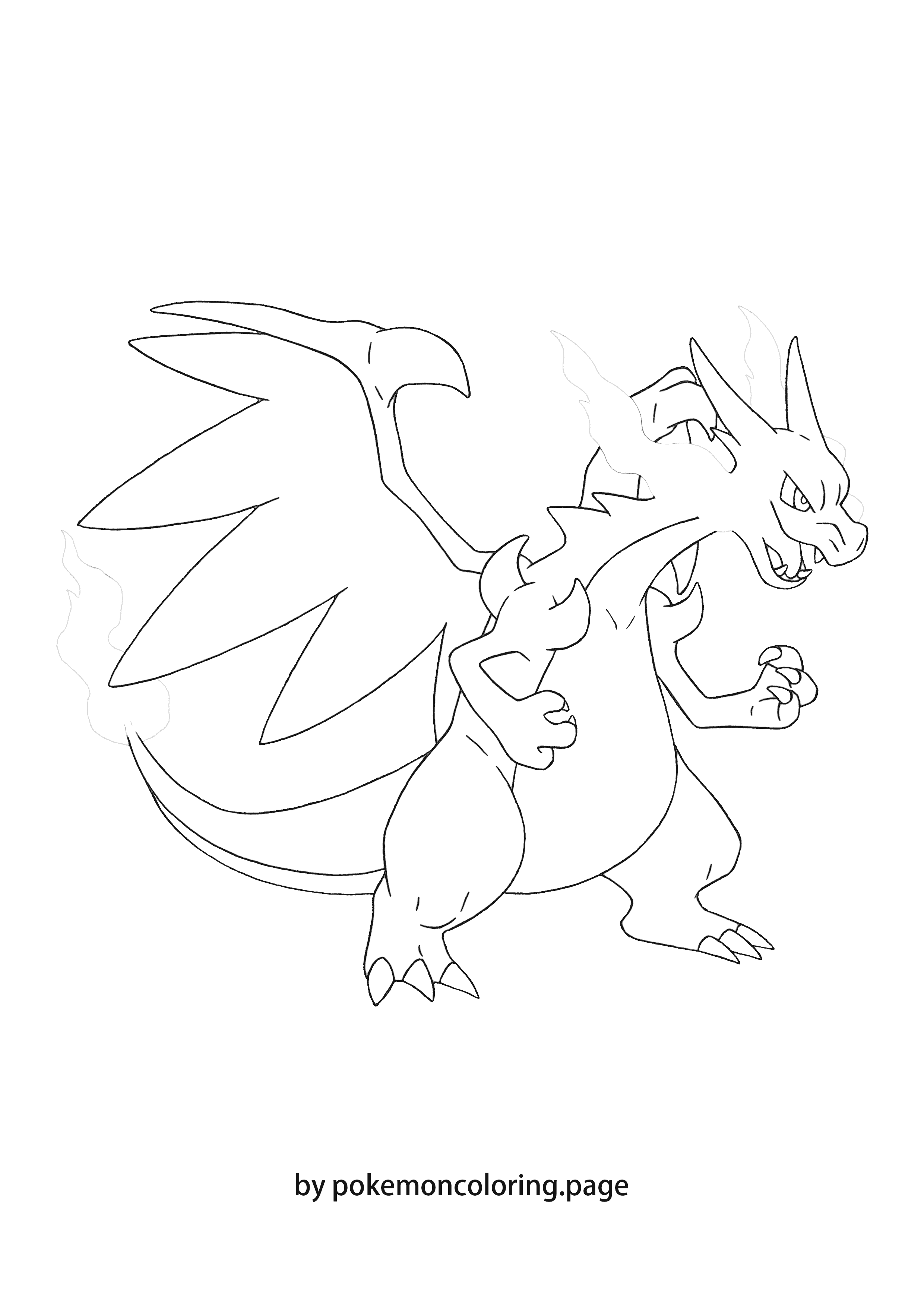 charizard-mega-x coloring page (#1)