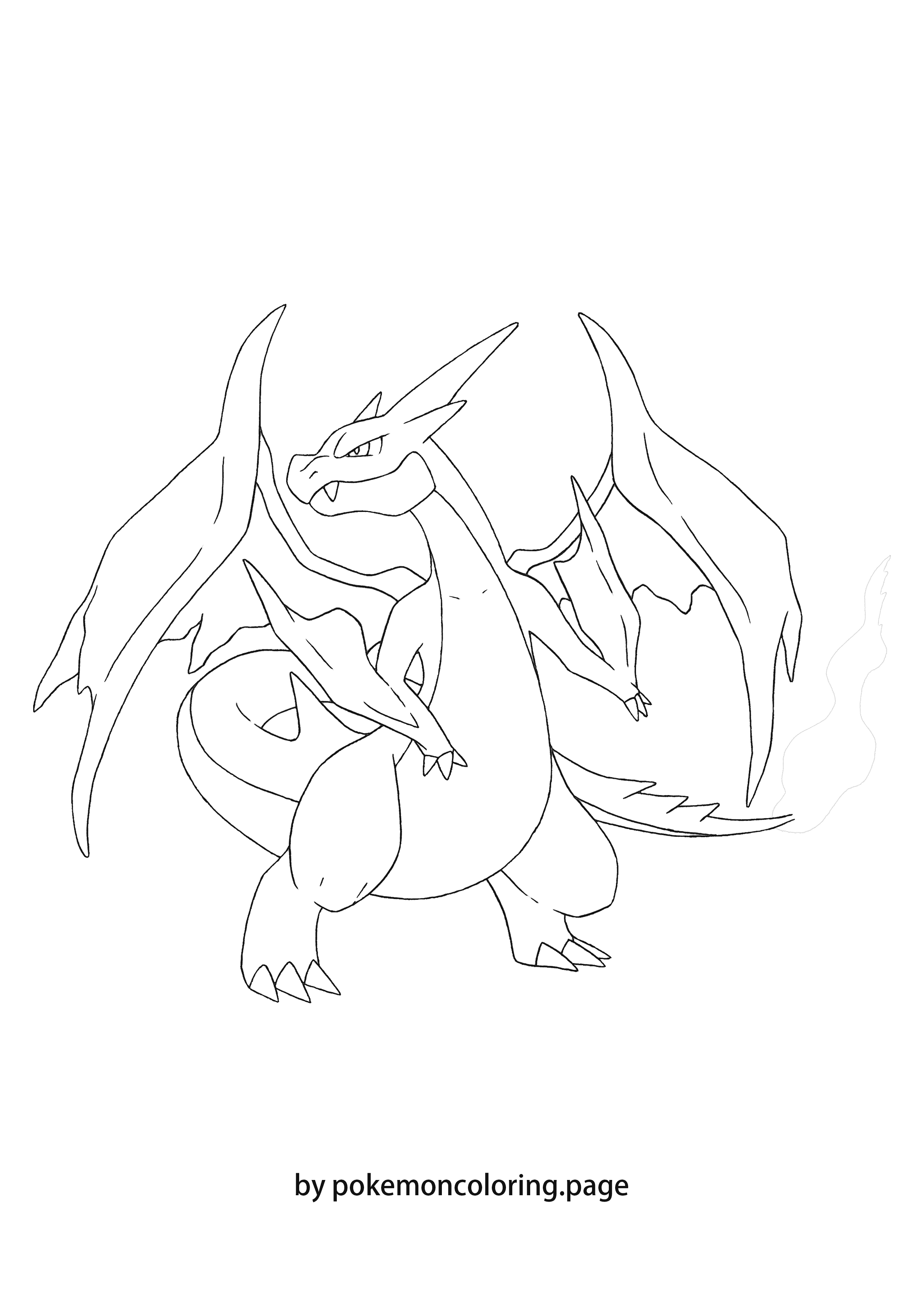 charizard-mega-y coloring page (#1)