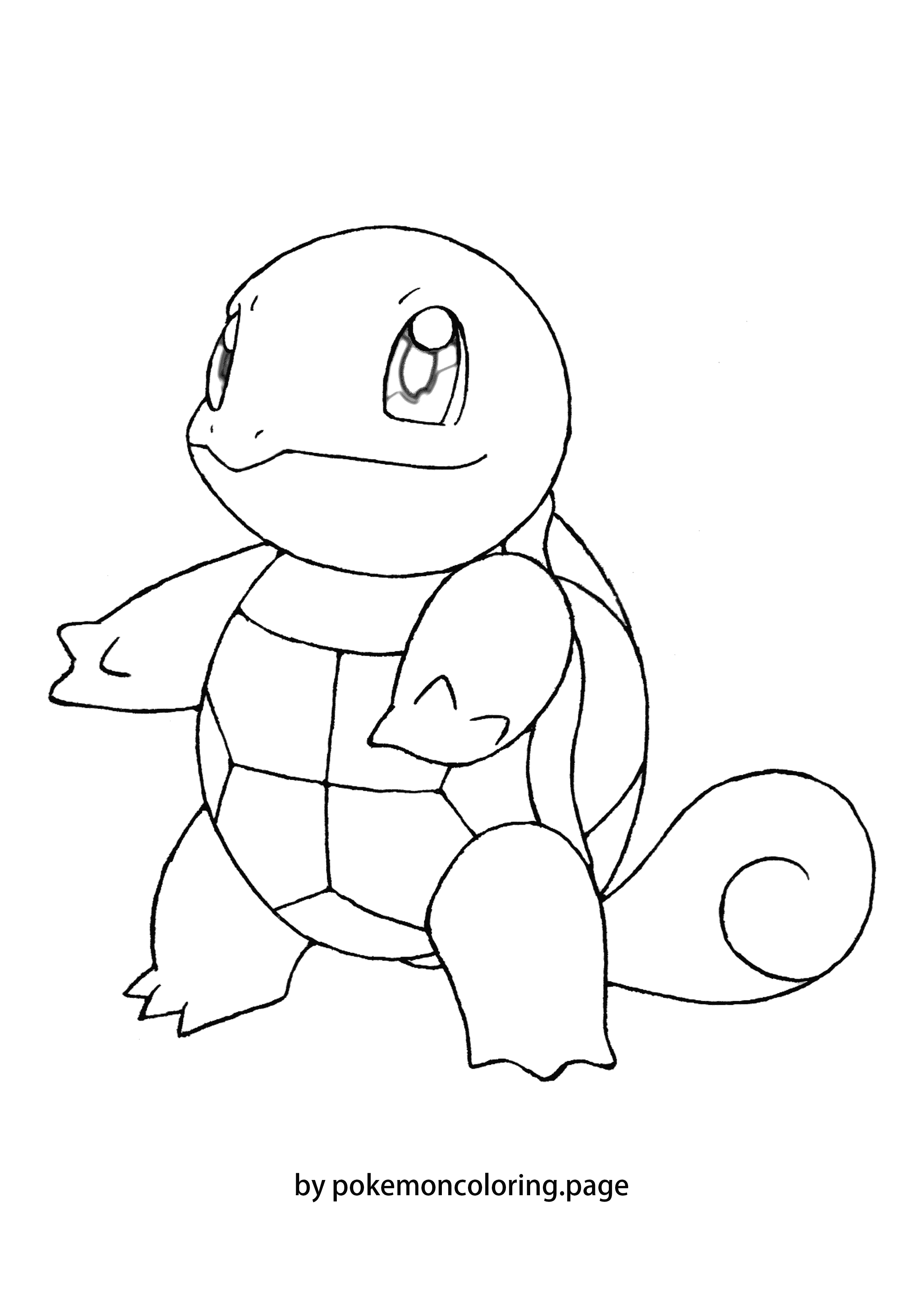 Squirtle coloring page (#1)