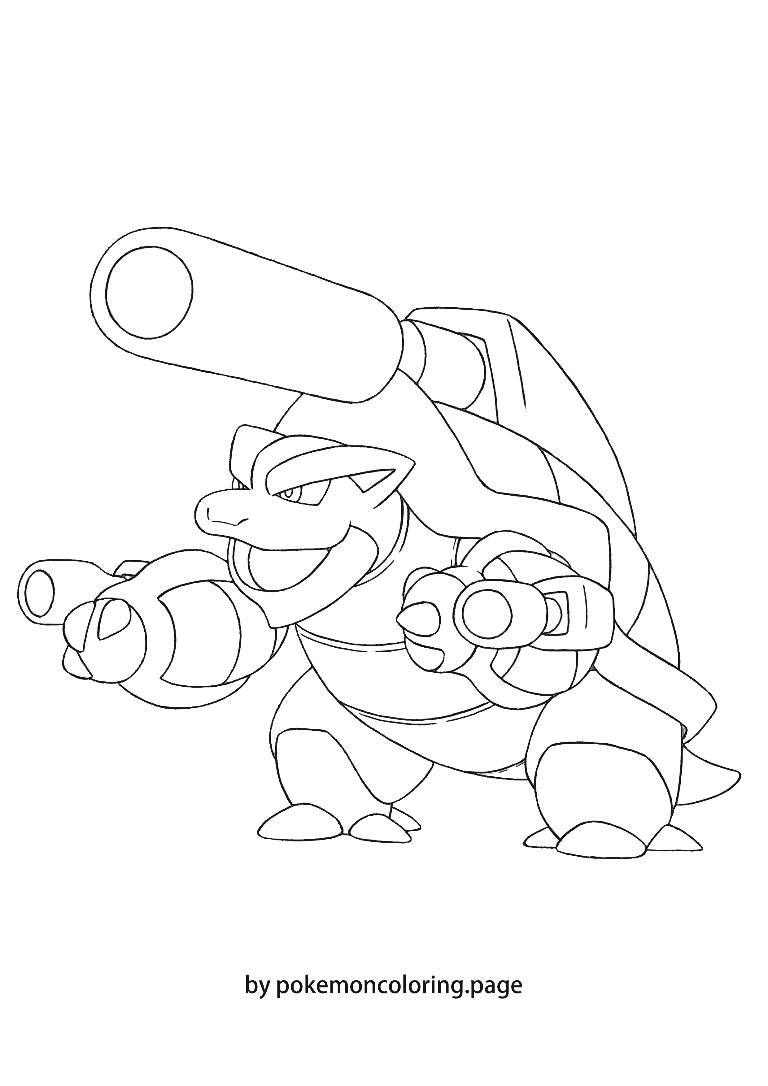 Blastoise Mega coloring page (#1)