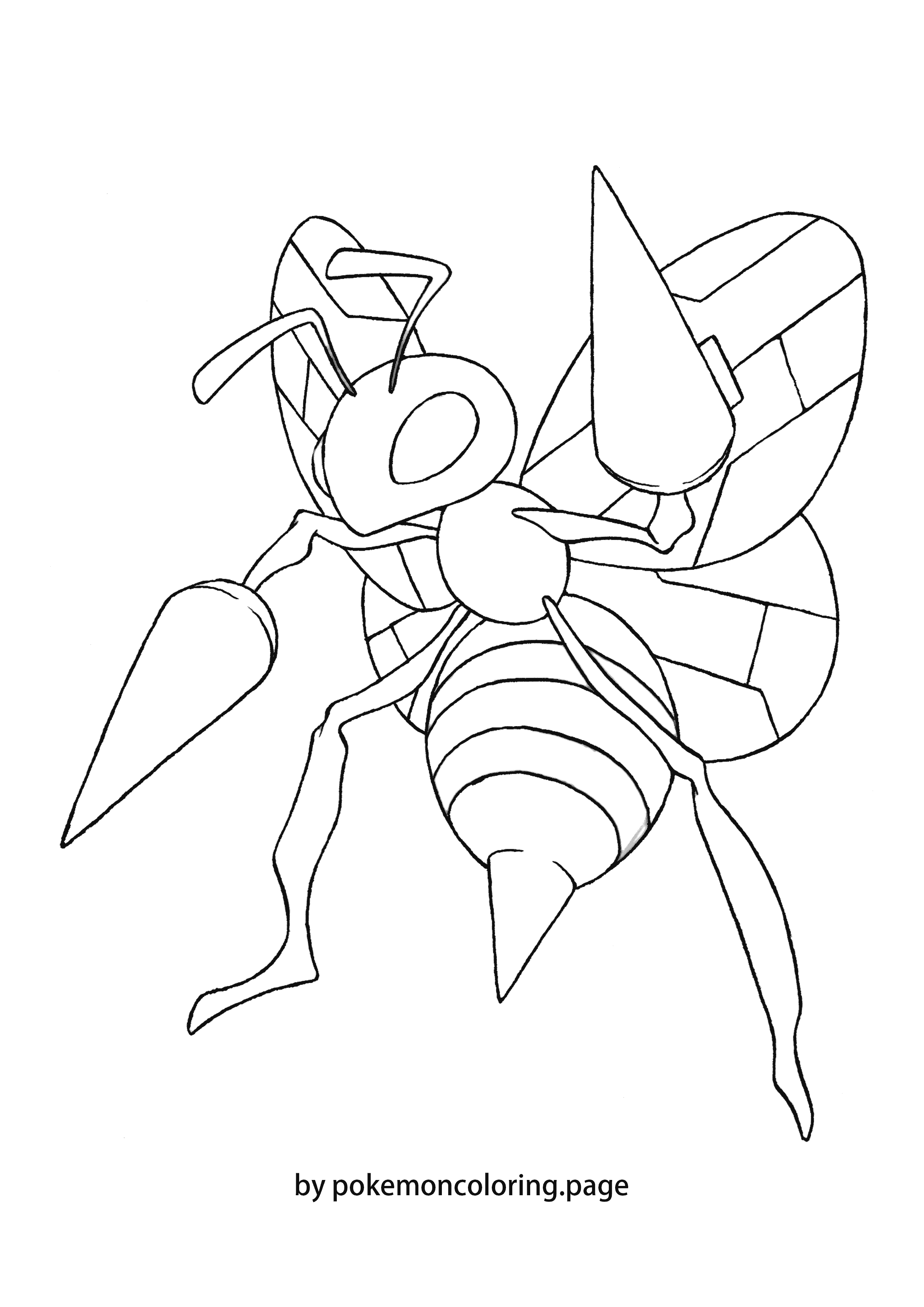 Beedrill coloring page (#1)