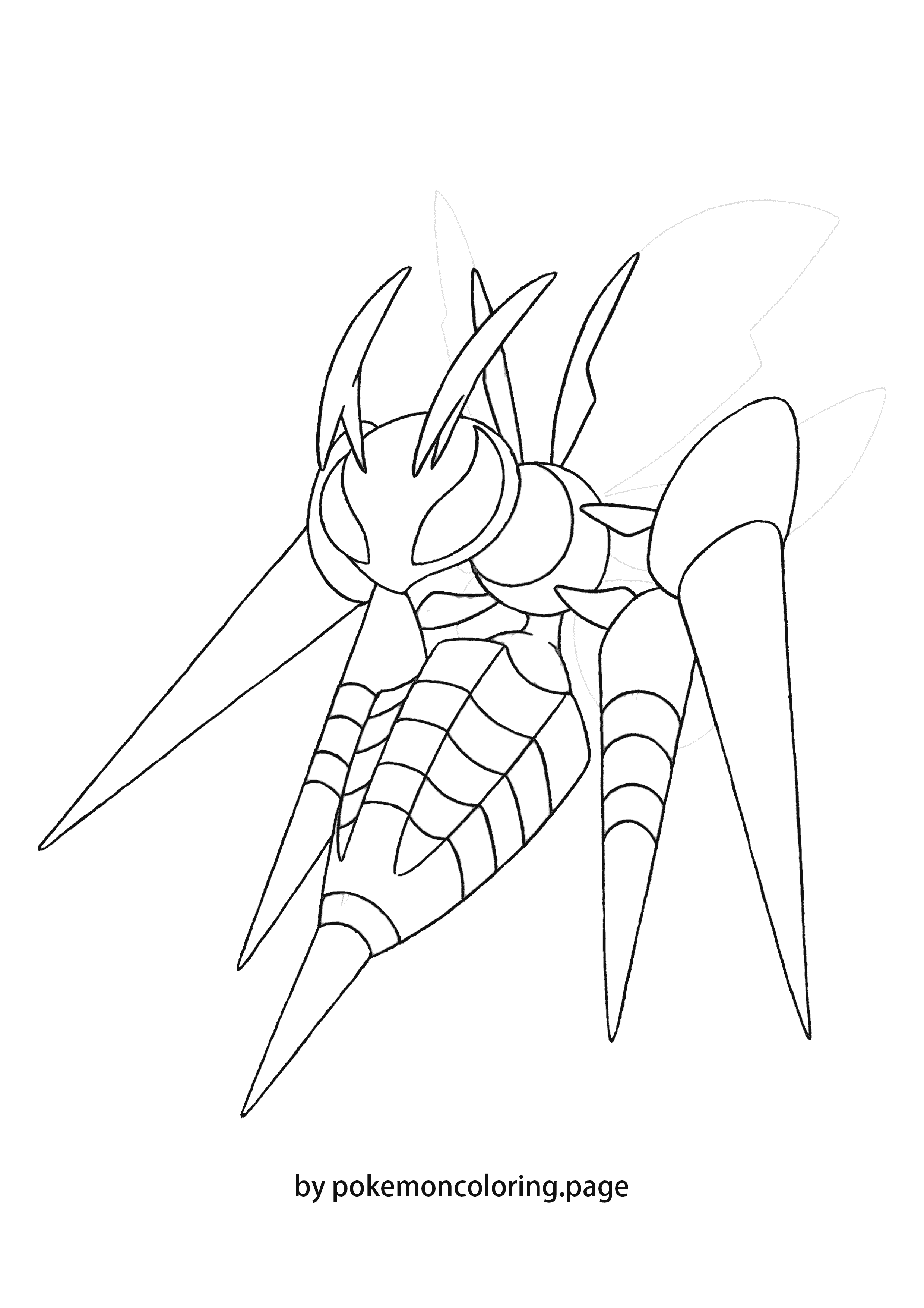 Beedrill Mega coloring page (#1)