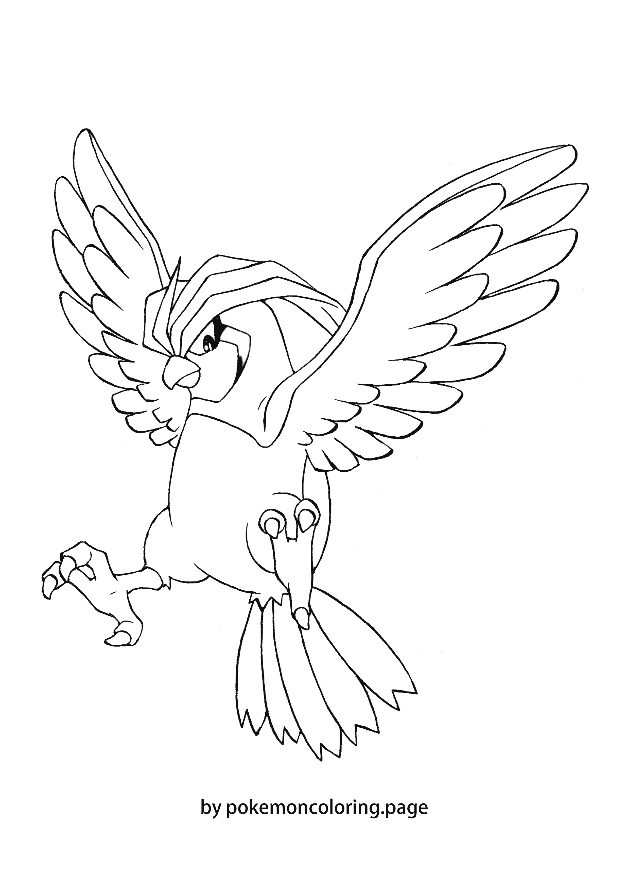 Pidgeotto coloring page (#1)