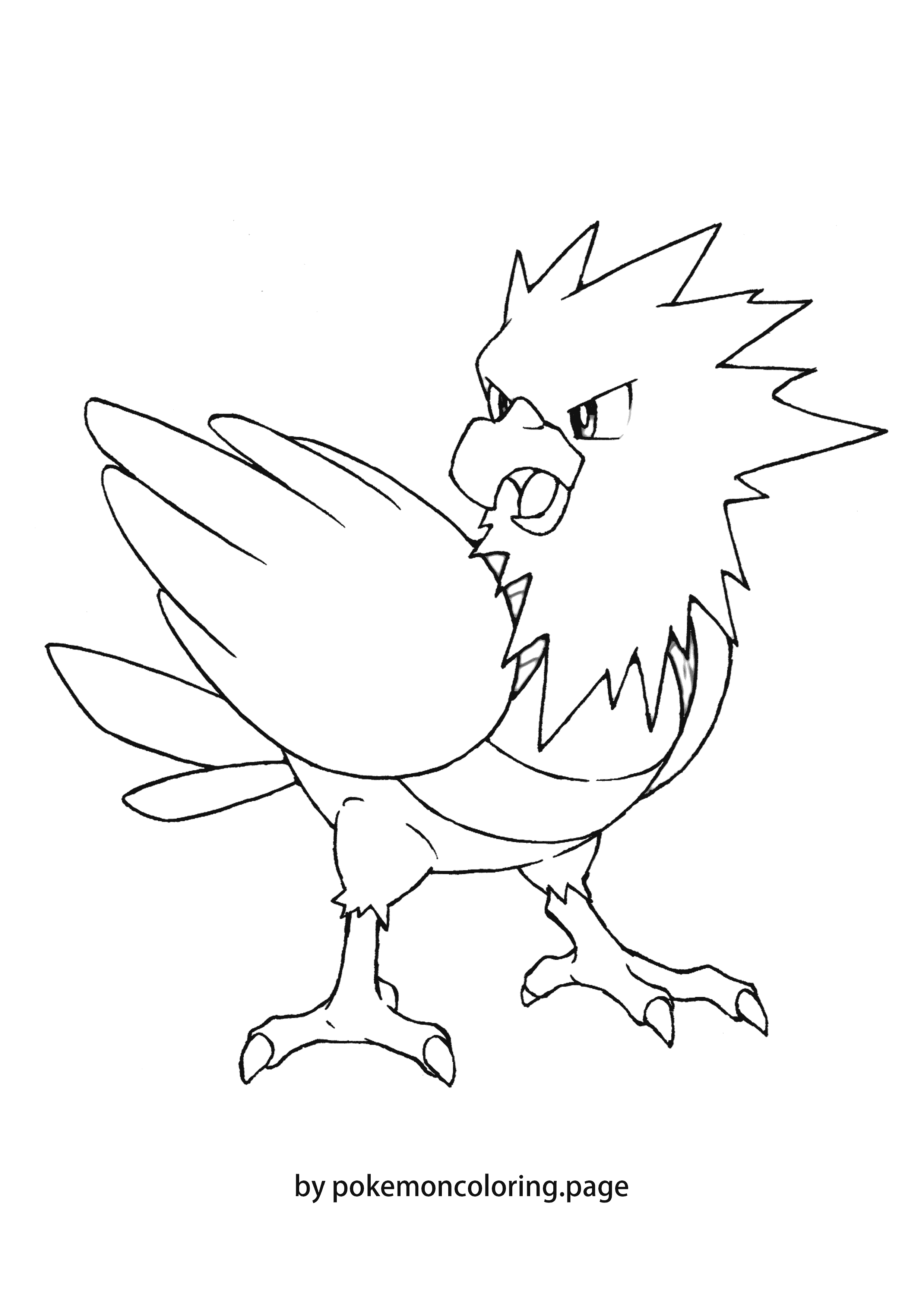 Spearow coloring page (#1)