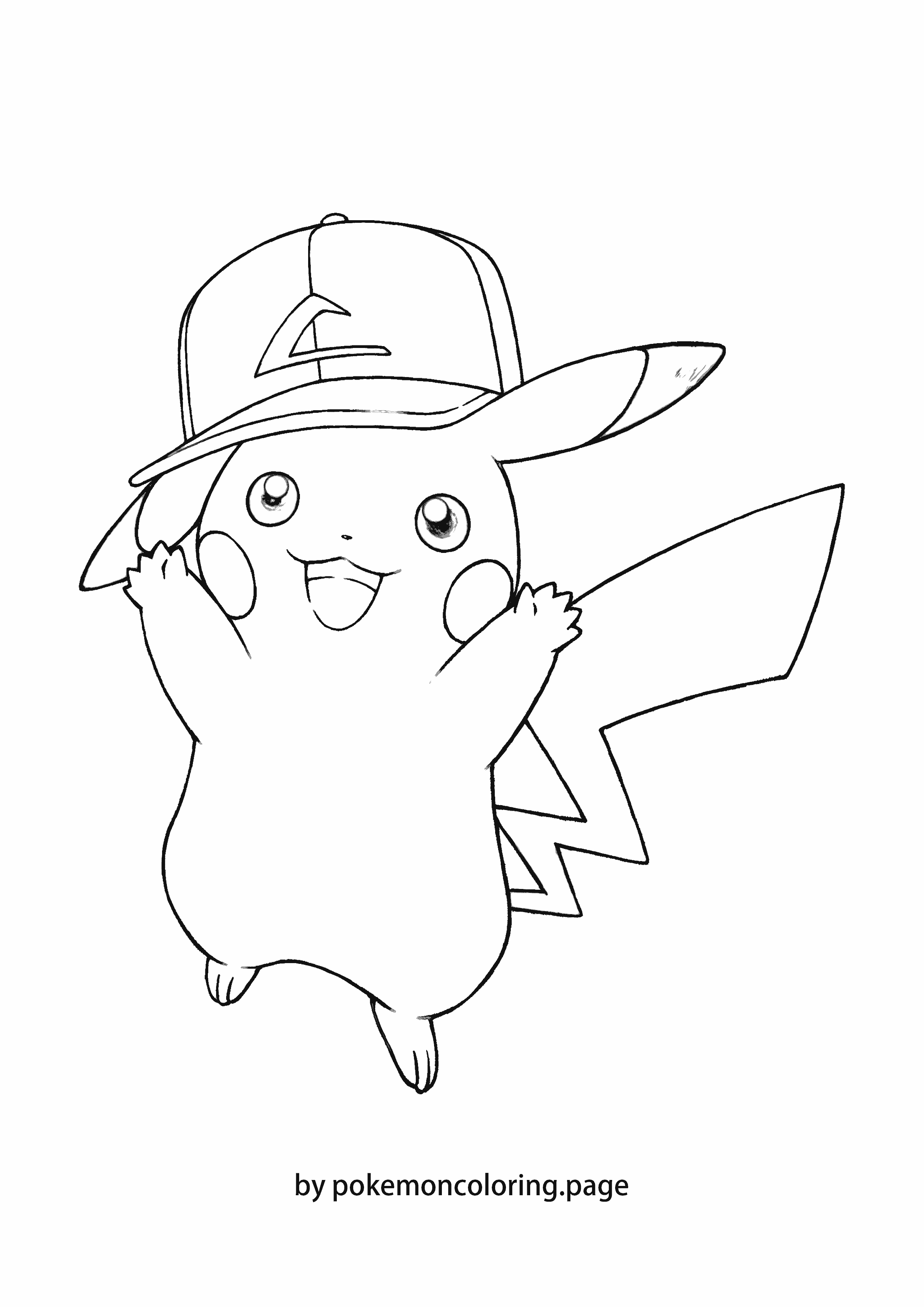 Pikachu Original coloring page (#1)