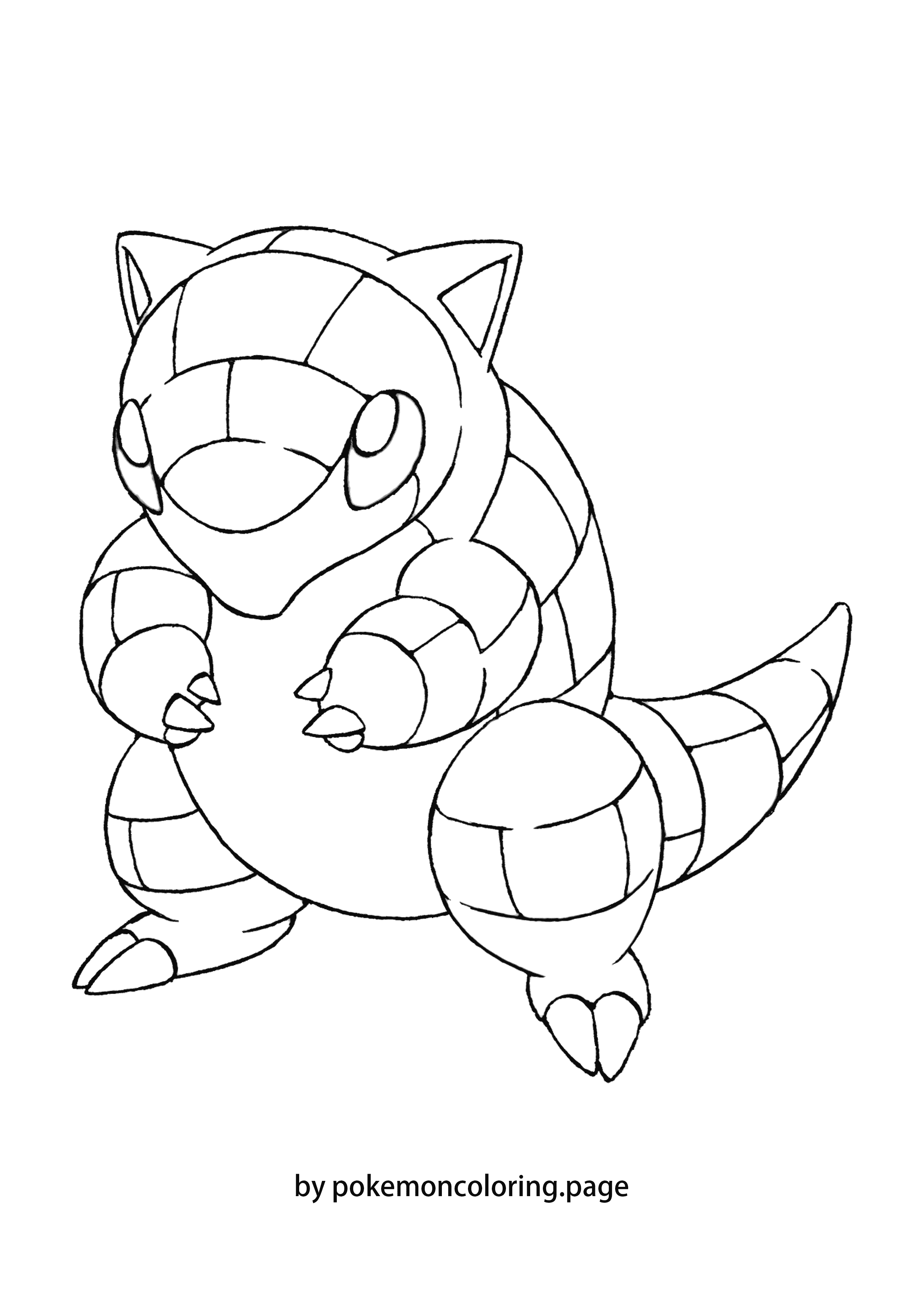 Sandshrew coloring page (#1)