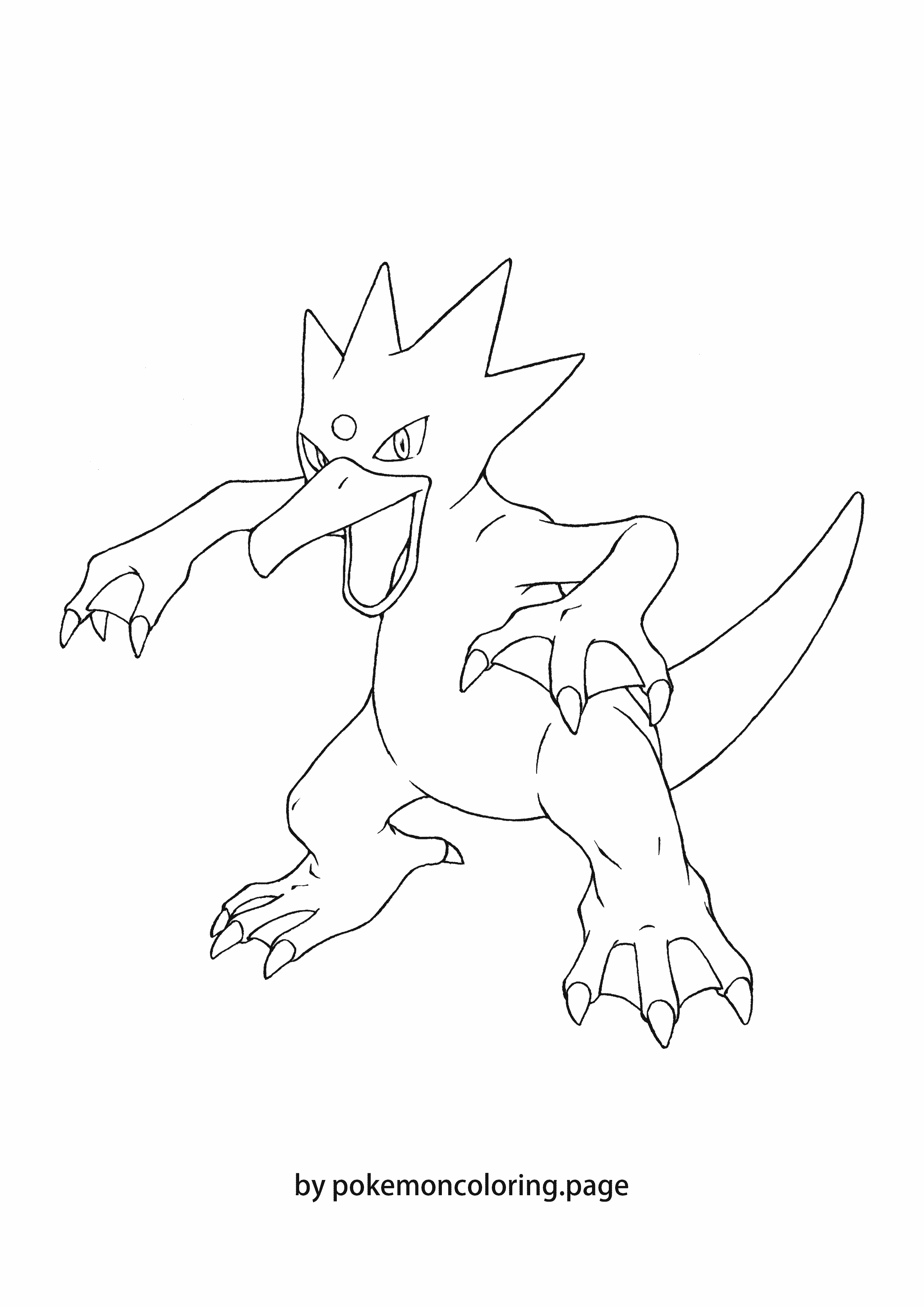 Golduck coloring page (#1)