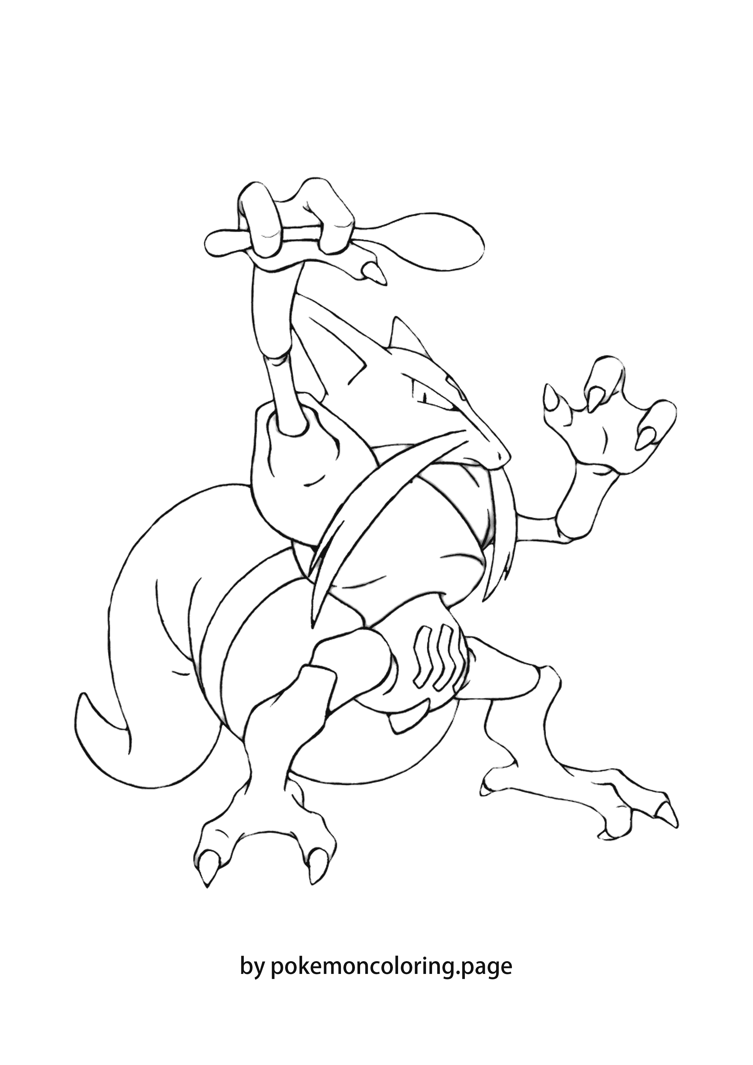 Kadabra coloring page (#1)